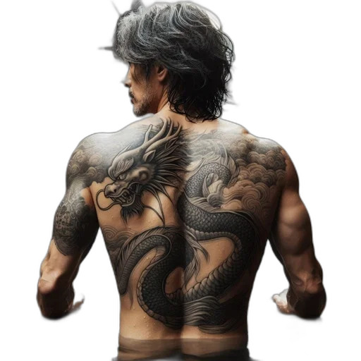 dragon, animal, photorealistic, fantasy art transparent PNG cut-out