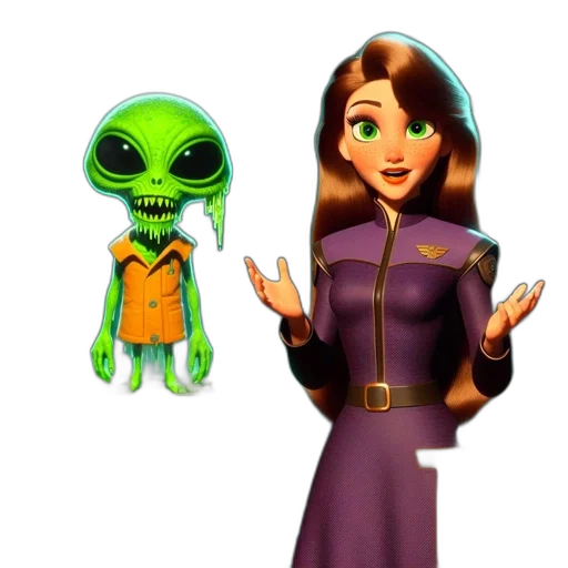 staff, concept art, 3d render, cartoon transparent PNG cut-out