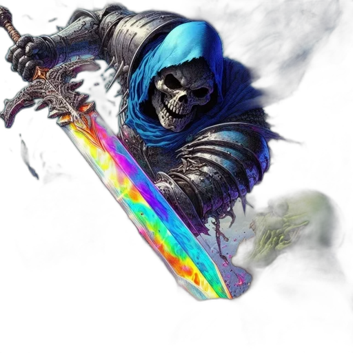 sword, weapon, staff, fantasy art transparent PNG cut-out