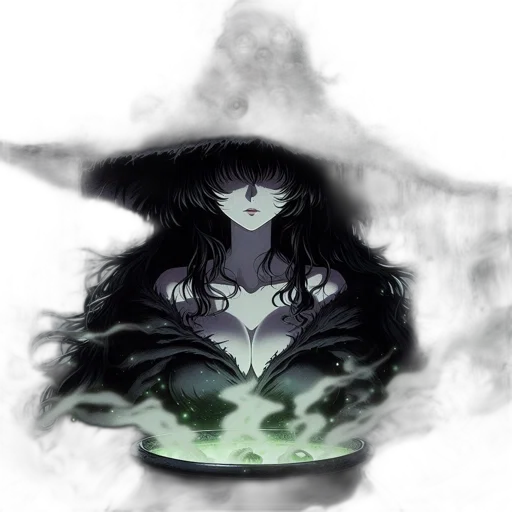 mask, crown, staff, creature transparent PNG cut-out