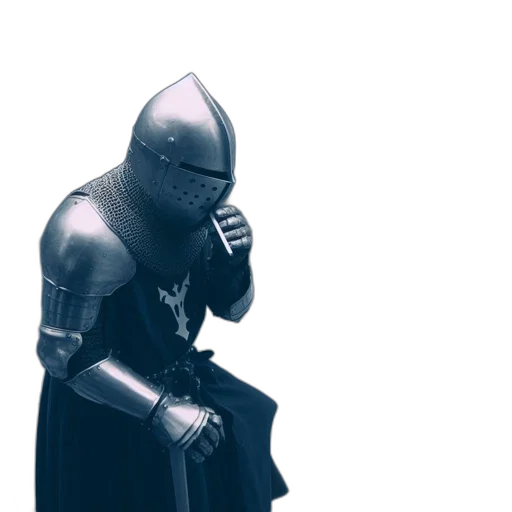 robot, sword, staff, mask transparent PNG cut-out