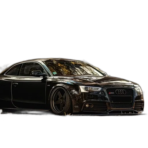 car, photorealistic, concept art, 3d render transparent PNG cut-out