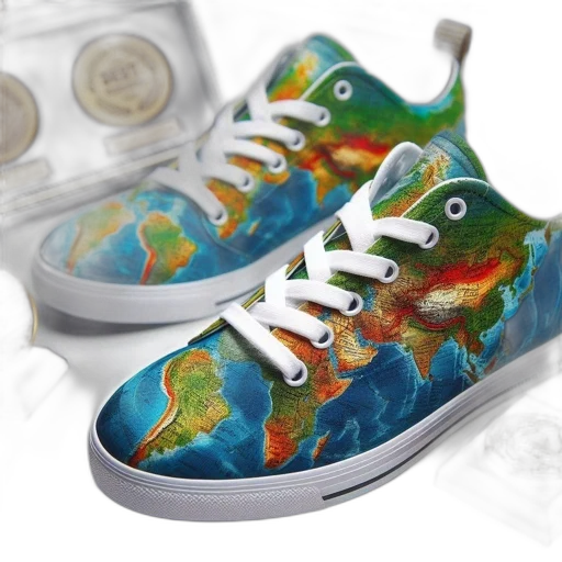 shoes, fantasy art, watercolor, photorealistic transparent PNG cut-out