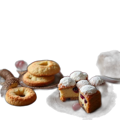 food, photorealistic, 3d render, concept art transparent PNG cut-out
