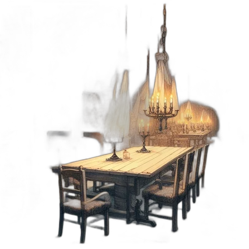 furniture, 3d render, concept art, photorealistic transparent PNG cut-out