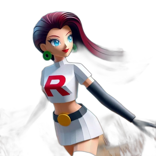 robot, staff, 3d render, concept art transparent PNG cut-out