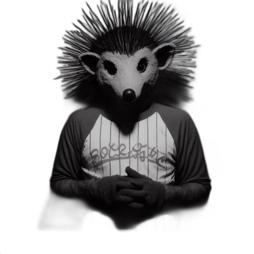 creature, animal, mask, hair transparent PNG cut-out