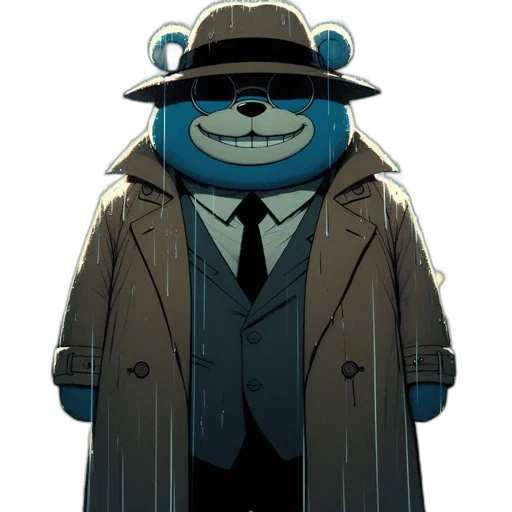 jacket, staff, hat, mask transparent PNG cut-out