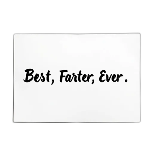 white, card, phrase, best transparent PNG cut-out