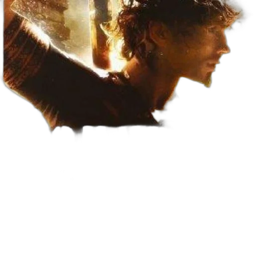 dragon, sword, hair, face transparent PNG cut-out