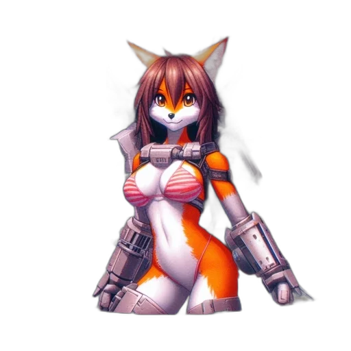 weapon, robot, staff, animal transparent PNG cut-out