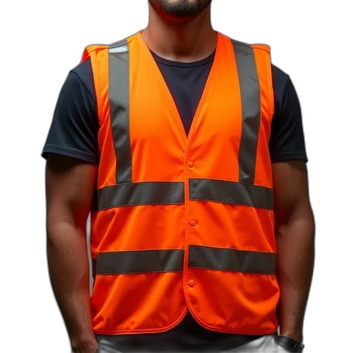 jacket, staff, face, robot transparent PNG cut-out