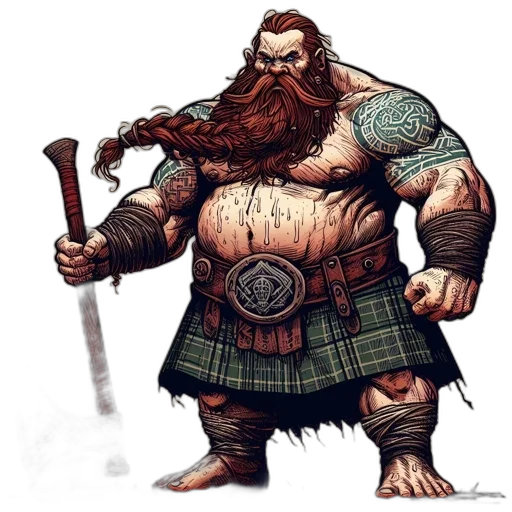 concept art, fantasy art, comic book art, strong transparent PNG cut-out