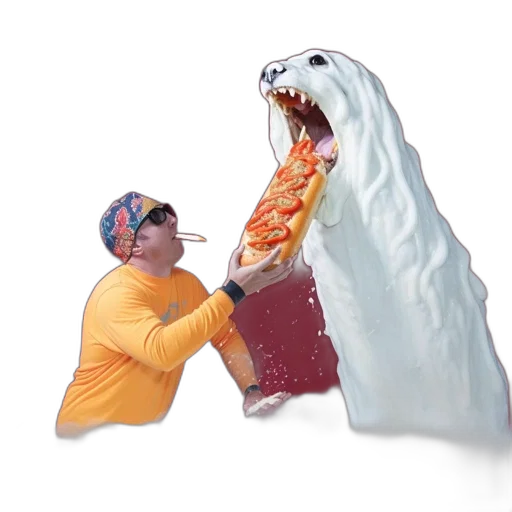 creature, animal, food, dragon transparent PNG cut-out
