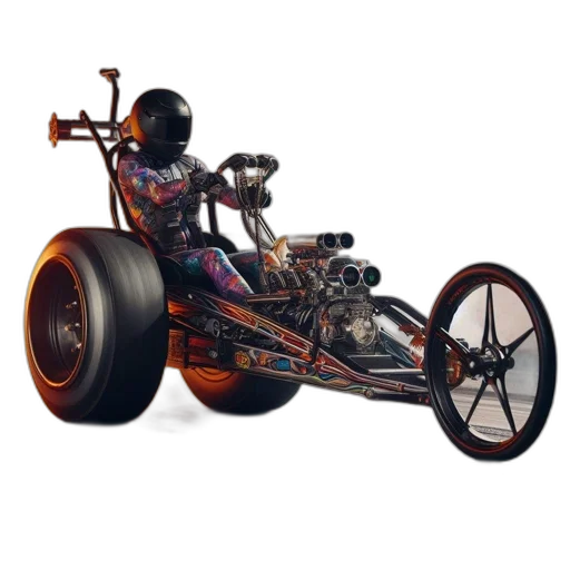car, robot, weapon, 3d render transparent PNG cut-out