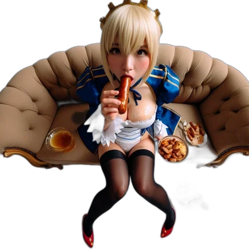 food, dragon, staff, dress transparent PNG cut-out