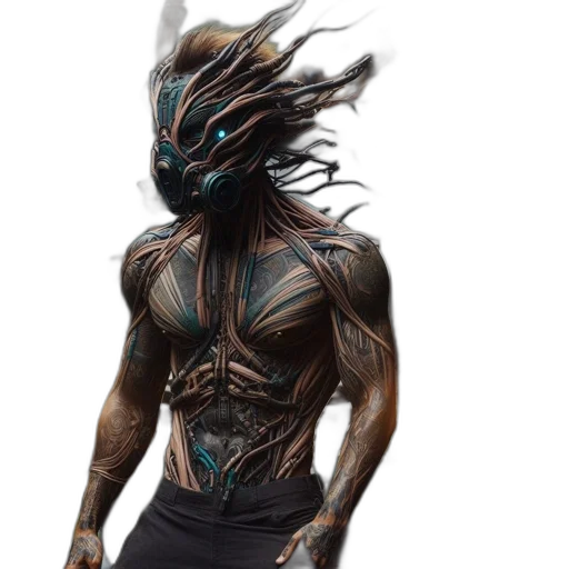 mask, creature, hair, animal transparent PNG cut-out
