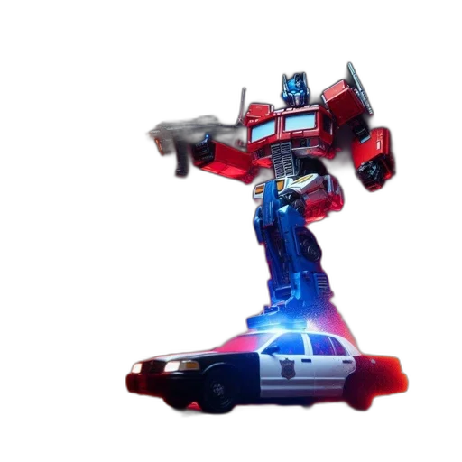 robot, weapon, car, 3d render transparent PNG cut-out