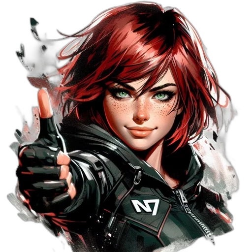 weapon, jacket, staff, comic book art transparent PNG cut-out