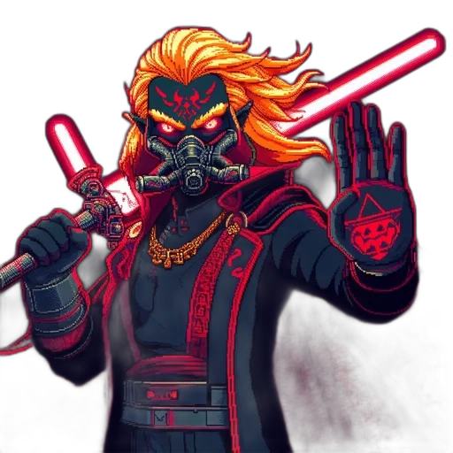 mask, staff, concept art, comic book art transparent PNG cut-out