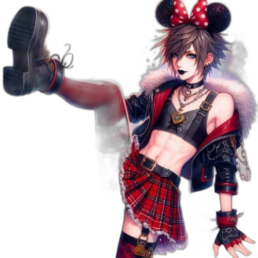 weapon, staff, shoes, anime transparent PNG cut-out