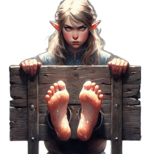 face, shoes, creature, concept art transparent PNG cut-out