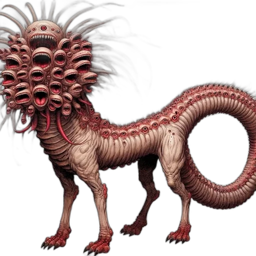 dragon, creature, animal, staff transparent PNG cut-out