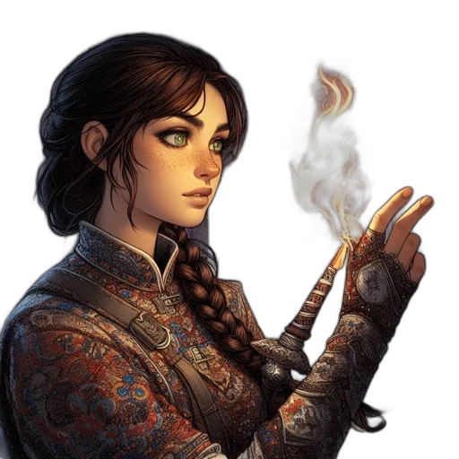 staff, sword, dragon, face transparent PNG cut-out