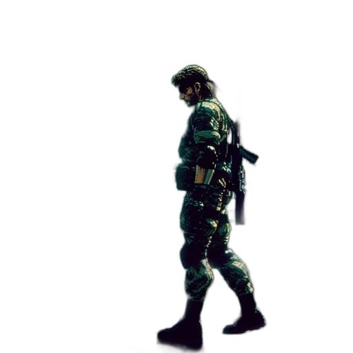 weapon, robot, jacket, staff transparent PNG cut-out