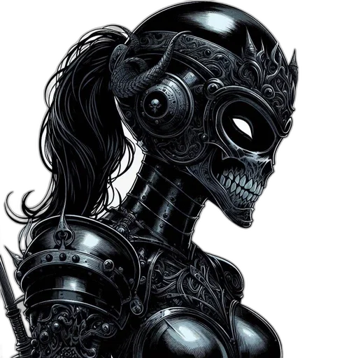 robot, mask, face, dress transparent PNG cut-out
