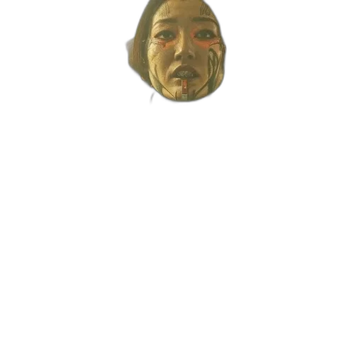 face, mask, creature, staff transparent PNG cut-out
