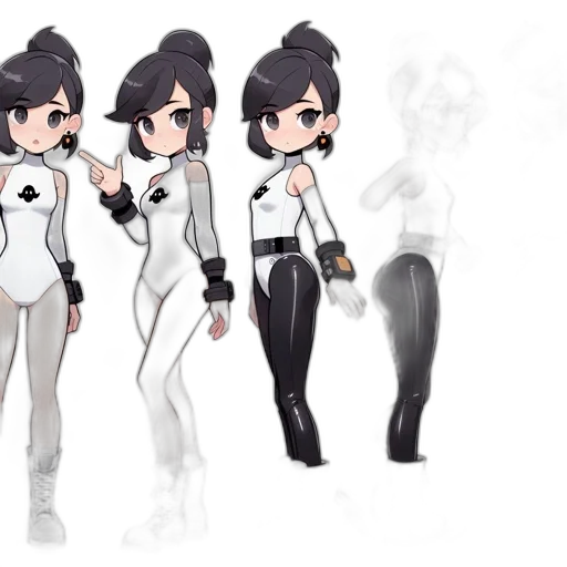 concept art, cartoon, anime, pixel art transparent PNG cut-out