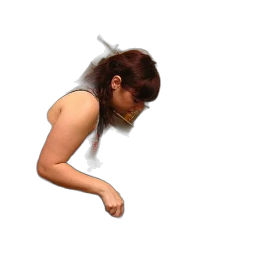 hair, staff, creature, face transparent PNG cut-out