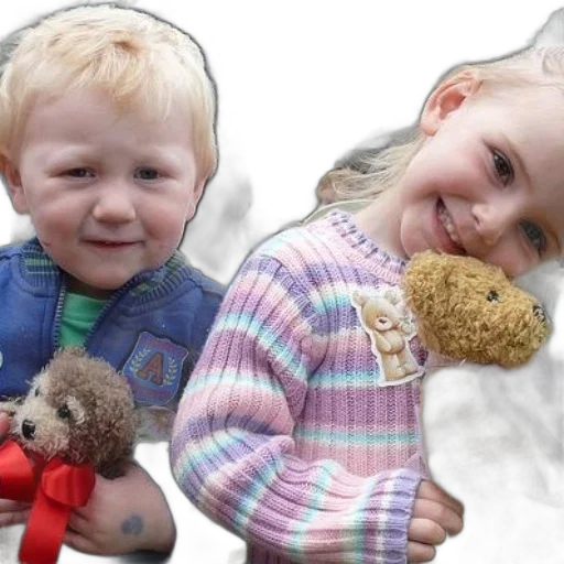 photorealistic, 3d render, two, children transparent PNG cut-out