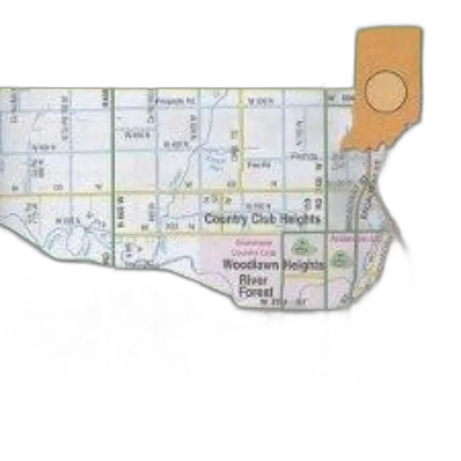 map, indiana, various, communities transparent PNG cut-out