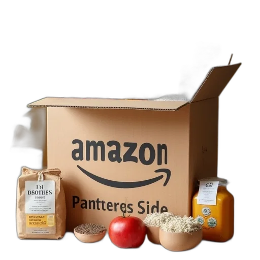 food, amazon, pantry, product transparent PNG cut-out