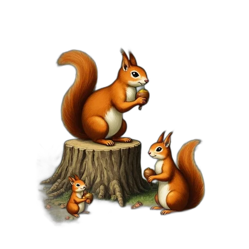 animal, staff, concept art, 3d render transparent PNG cut-out