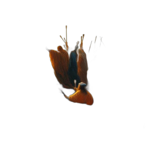 animal, creature, crown, hair transparent PNG cut-out