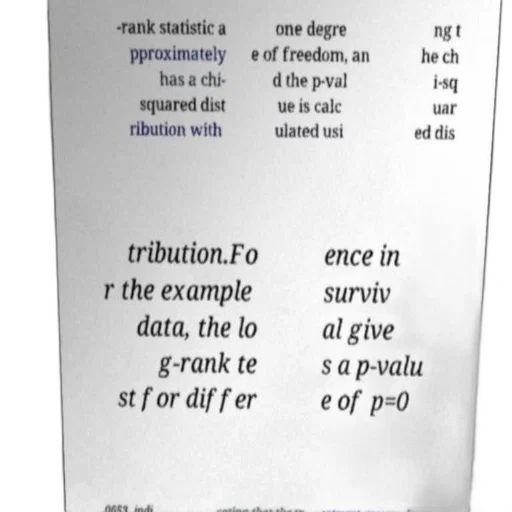 statistical, analysis, showing, log-rank transparent PNG cut-out
