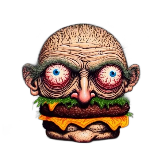 food, face, creature, animal transparent PNG cut-out