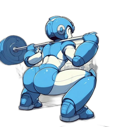 robot, weapon, concept art, pixel art transparent PNG cut-out