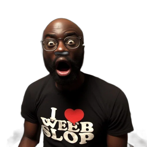 staff, face, man, messy transparent PNG cut-out