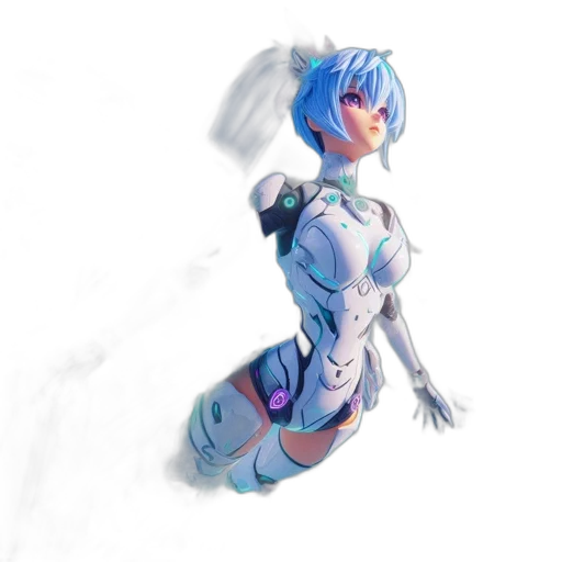 robot, dress, weapon, sword transparent PNG cut-out