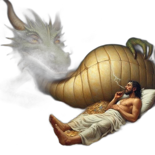 dragon, creature, food, animal transparent PNG cut-out