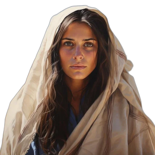 face, photorealistic, oil painting, concept art transparent PNG cut-out