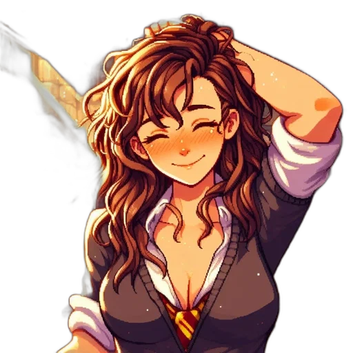 staff, pixel art, anime, fantasy art transparent PNG cut-out