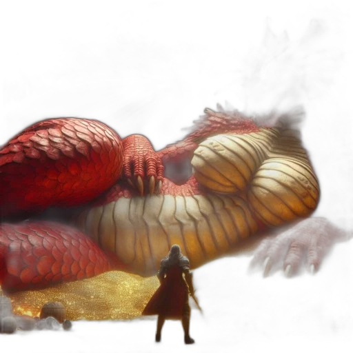 dragon, creature, animal, food transparent PNG cut-out