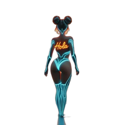 dress, robot, concept art, 3d render transparent PNG cut-out