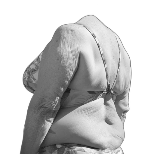 dress, jacket, face, creature transparent PNG cut-out
