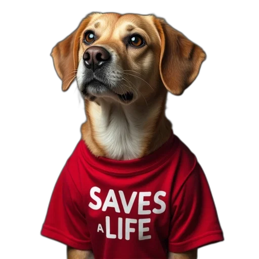 animal, dog, saves, life transparent PNG cut-out